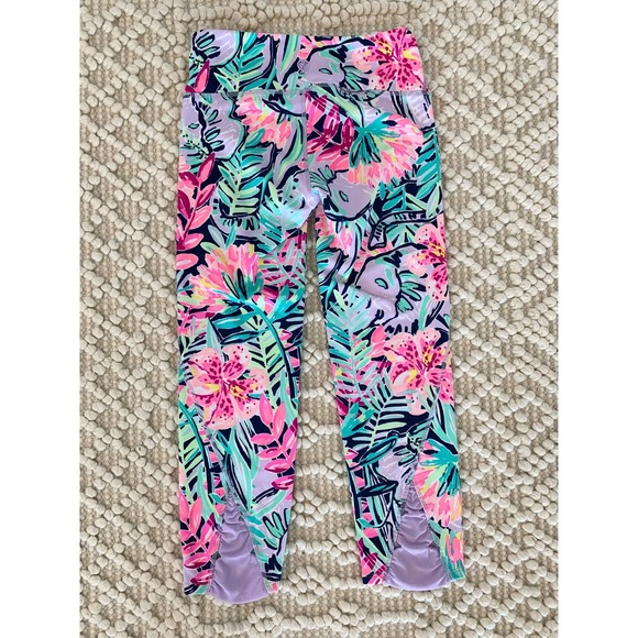 Lilly Pulitzer Luxletic Anika Weekender Cropped Legging Slathouse Soiree XS - Picture 6 of 6